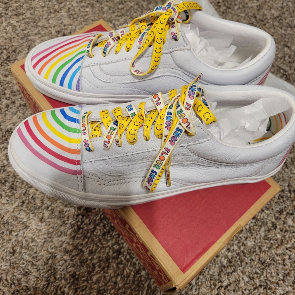 New pair of Leather Van's